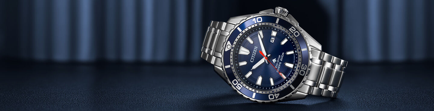 Men's Bracelet watches, featuring Promaster Dive model BN0191-55L image.