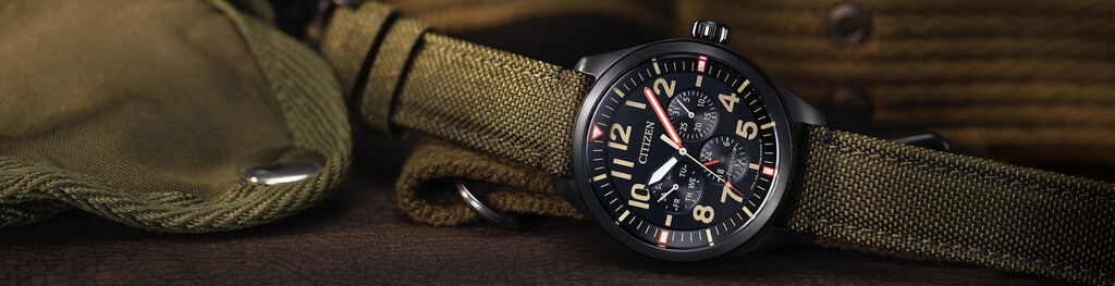 Men's Strap watches, featuring Garrison watch model BU2055-16E image.